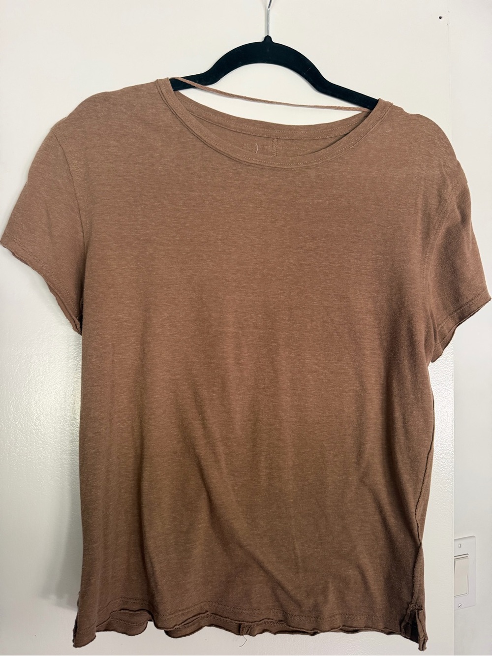 We The Free Short- Nova Tee in Tan/Brown